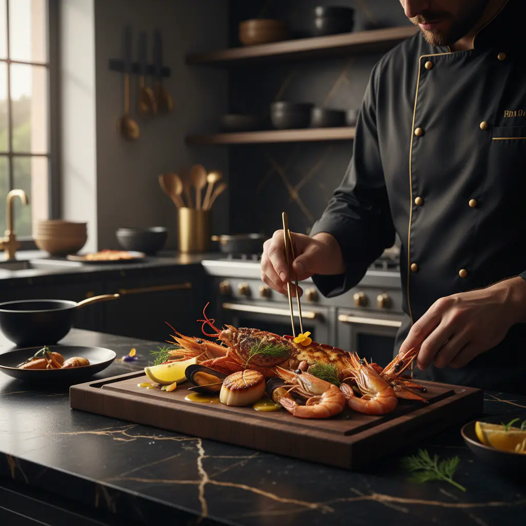 Chef bereidt Belgische vis klassieker